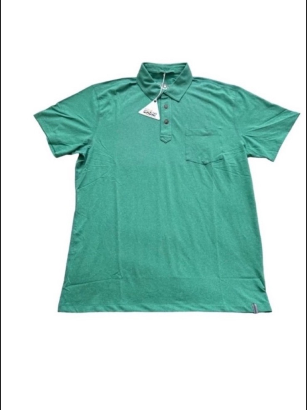 NWT Marine Layer Men’s Classic Green Polo Shirt with Chest Pocket S